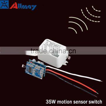 2016 hot sells motion sensor switch with LED light indoor outdoor motion sensor switch 8m sensor distance