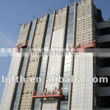 ZLP800 suspended access equipment used fot Curtain wall installation