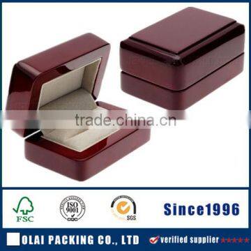 double wood ring box