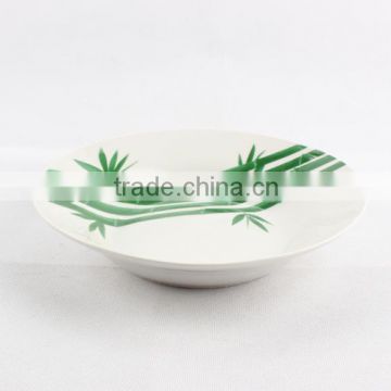 South American porclain soup plate with color beautiful Deep plate