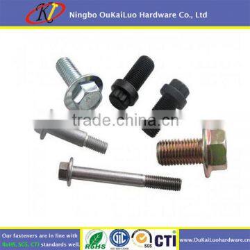 8.8 class zinc carbon steel flange bolt GB16674.1