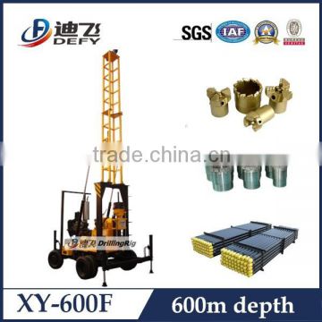 600M deep drilling rig XY-600F/water well drilling machine