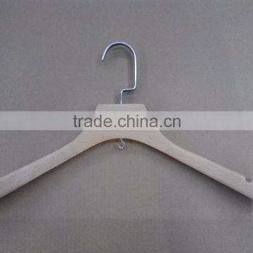DL500 Top Selling Custom Brand for White Wood Clothes Hanger for Suit photo-3