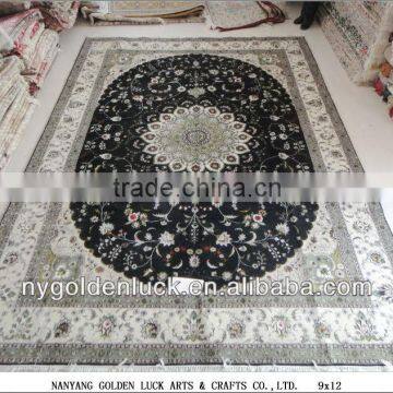 9x12ft Chinese Handknotted Wool and Silk Blend Carpets Rugs for Sale