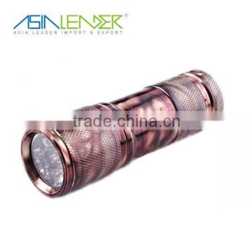 New Design Colorful Super Bright 9LED Flashlight