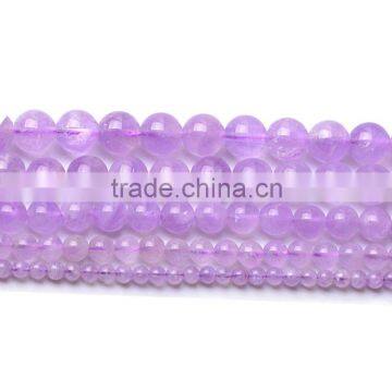 Factory Wholesale Natural Lavender Amethyst Beads Semi Handmade Beaded Jewelry Crystal Violet DIY photo-3
