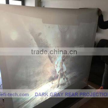 Transparent color Rear projection foil/film for Glass window,True colour reproduction from any angle