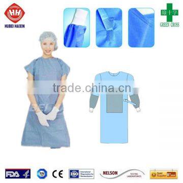 Doctors OEM Anti-static SMMS reinforce surgical gown quotation