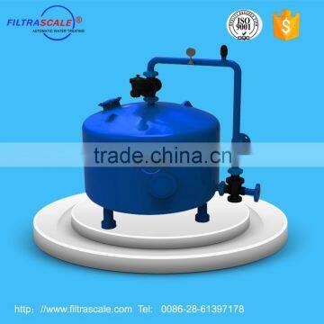 multiple media filter or sand filter with filter medium of active carbon quartz sand gravel multilayer structure