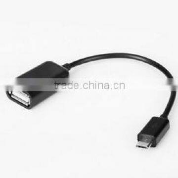 Manufacturers supply Micro USB OTG Cable for Cell phone