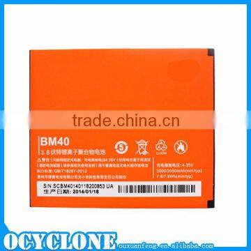 High Quality 2050mAh Replacement Mobile Phone Battery for MIUI BM40
