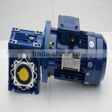 NMRV Reducer 4HP 3.0KW Worm Motor with Gearbox