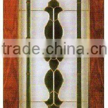 Wood glass door for restaurants and hotels