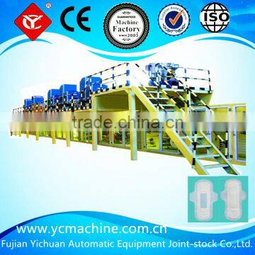 Full Servo Automatic Sanitary Pad Machine