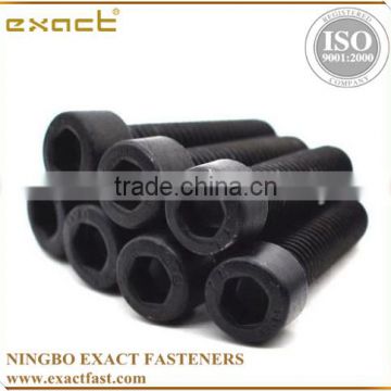 good quality manufacturer carbon steel DIN912 grade 4.8/8.8/10.9 zinc/black/plain hexagon socket bolt