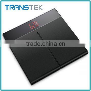 Black fashion household bathroom scale sensor