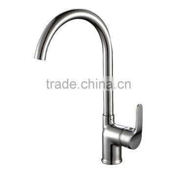 Hot selling style brass high quality chrome color kitchen faucet