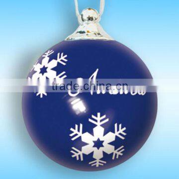 Printing hanging color paper Christmas ball for outdoor decoration