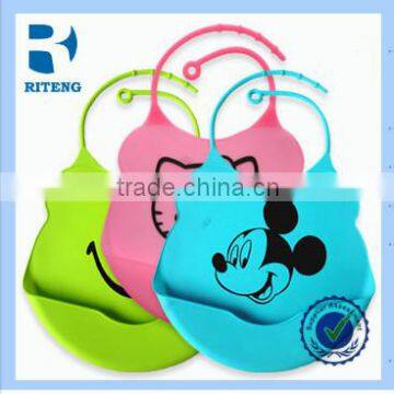 EVA Custom silicone soft baby bibs