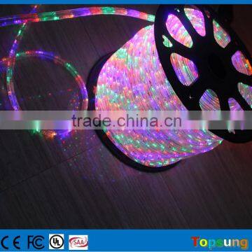 TOP 9: Color changing 3 wire RGB clear LED Rope Lights 1/2" round 100meter spool