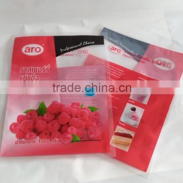 1kg Frozen Raspberry Food Packaging Bag