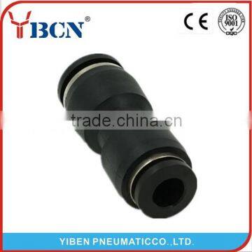 High Quality PU Plastic Connector Air Fitting Plastic Pipe Fittings White Fitting