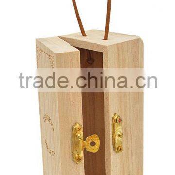 Cheap Wooden Wine Bottle Box Wooden Wine Box Single Bottle Wine Box photo-5