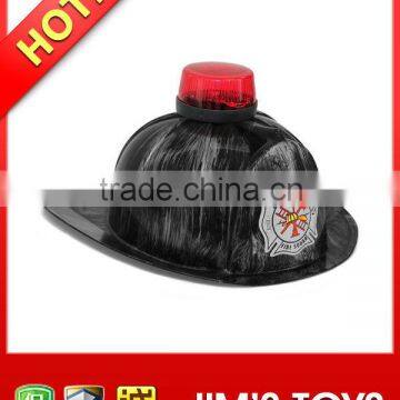 Plastic helmet Fire helmet with painting and with light for children for party or roleplay party