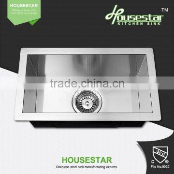 Stainless Steel for Kitchen Stand Handmade Stainless Steel Undermount Kitchen Sink for Hotel Single Bowl Laboratory Sink - X3018 photo-2