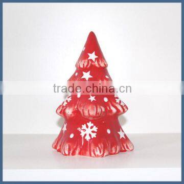 Christmas Decoration Supplies Ceramic Christmas Tree Shape Jar photo-2