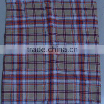 100 Cotton Yarn Cvc Yarn Dyed Check Plaid Fabric (50*50/118*100) photo-5