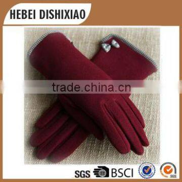 Cheap Customize Lady Fashion Cashmere Gloves Full Finger Gloves