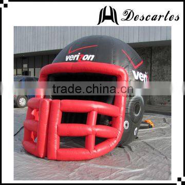 2.5m height inflatable football helmet with Logo for large events