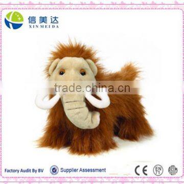 Long Plush Soft Wooly Mammoth Animal Toy