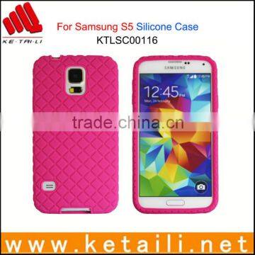 High impact silicone case for Samsung galaxy S5 with different candy color