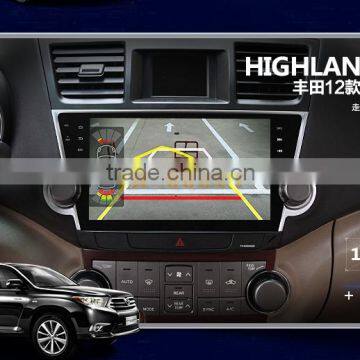 Android Car Video GPS Multimedia System for Toyota Highlander 2012 Kluger With Wifi, Bt, Dvr, Rear View Input photo-4