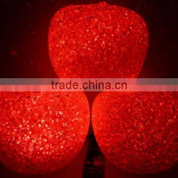 019 Christmas colorful apple design Electronic LED light