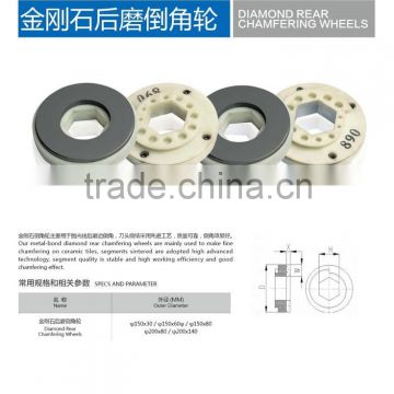 High Quality Rear Diamond chamfering Wheel for ceramic tiles