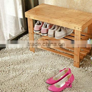 Bamboo Shoe rack seat