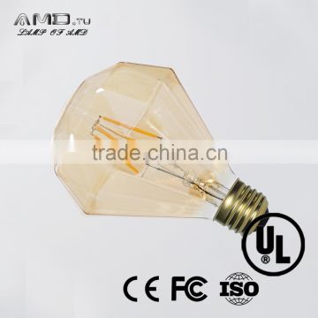 led bulb manufacturing plant decorative led bulb lamp 3W E27 golden cover led bulb price cheap