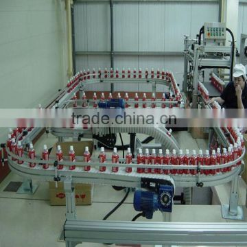 Beverage industry automated conveyor system