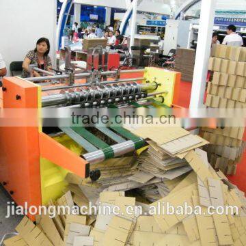 Food pizza box High speed new condition automatic partition slotter machine