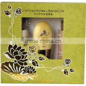 skin care set (Lotus flower soothing and hydrating case)