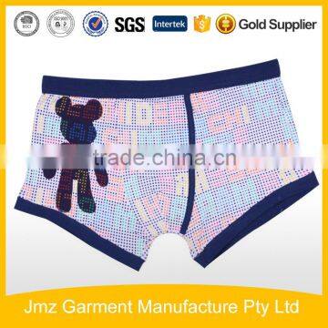 Cute boys fashion boxers underwear in hotsale