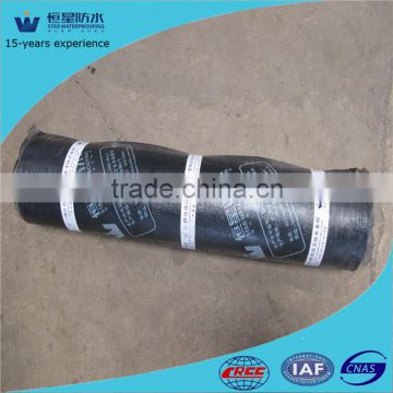 3mm 4mm sbs self adhesive bitumen waterproof