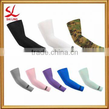 Promotion 1 Pair Compression Arm Sleeve Cooling UV Skin Cover Basketball Cycling Golf