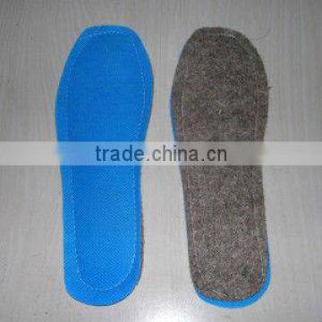 High quality cold resistant wool felt insoles