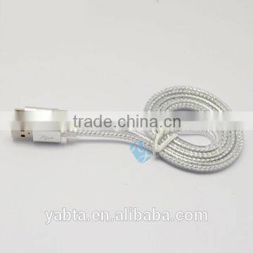 Shenzhen Factory Flat Usb Cable, Metal Housing Usb Data Cable, Usb Cable for Iphone 6 and Samsung photo-2