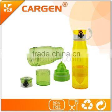 Multifunction 700ml bpa free fruit filter water bottle