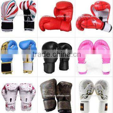 Cheap PU leather boxing gloves